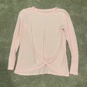cat and jack baby pink long sleeve casual shirt